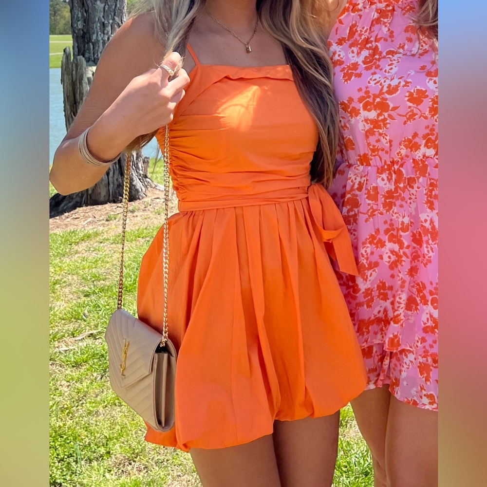 Orange Boutique Bubble Dress
